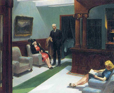 Hotel Lobby Edward Hopper